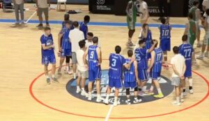 Punto final al triste deambular del Ciudad de Huelva en la Fase de Ascenso a la LEB Plata. / Foto: Captura imagen Teleonuba.