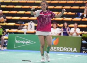 Con tan solo 17 años y enorme brillantez Cristina Teruel se proclamó campeona de España de bádminton.