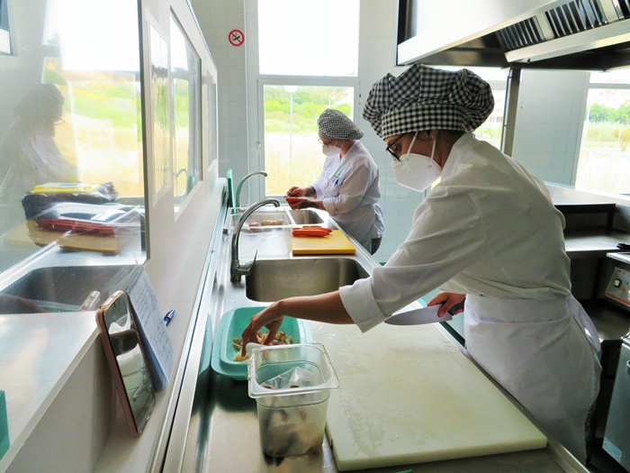 Nova turma de estudantes de culinária da Escola de Hotelaria de Islantilla