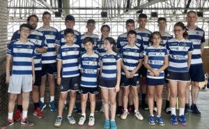 Componentes del IES Bádminton La Orden en el Campeonato de Andalucía Sub 13 y Sub 17 disputado en Los Palacios y Villafranca. / Foto: @CBIESLAORDEN.