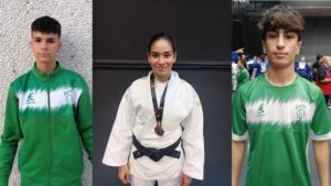 Los deportistas del CD Huelva TSV Judo que han tomado parte en el Campeonato de España Cadete.