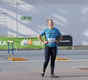 El disco femenino lo ganó la danesa Lisa Brix Pedersen. / Foto: @atletismoRFEA. 