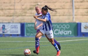 Triunfo del Sporting de Huelva en el cierre a la Liga en la Primera Iberdrola. / Foto: www.lfp.es.