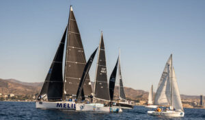 Imagen de la prueba inaugural de la IV Regata Málaga Sailing Cup.