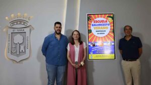 Un momento de la presentación de la Escuela de Verano de Baloncesto Montessori-La Orden.