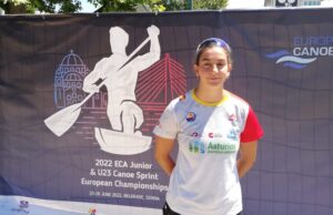 Gran éxito en el Europeo de piragüismo de Daniela García, palista del Club Deportivo Tartessos Huelva.