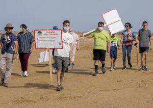 Jornada de señalización para proteger aves costeras nidificantes en El Espigón