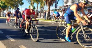 Los participantes desafiaron un circuito de 40 kilómetros de ciclismo. / Foto: @AytoHuelva.