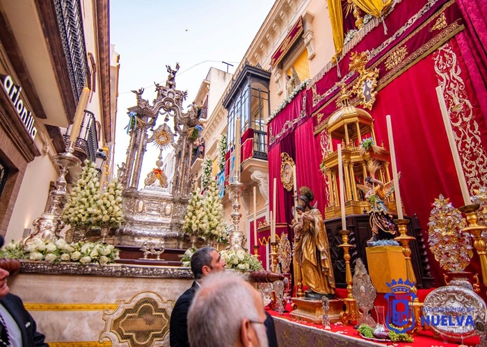 Corpus Christi histórico Concurso de altares y balcones