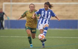 Vanesa Santana seguirá una temporada más en las filas del Sporting de Huelva. / Foto: www.lfp.es.