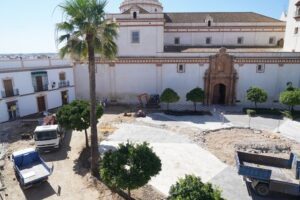 plaza de la Iglesia de Moguer