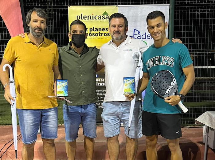 Fernando Carrasco y Martín Pérez, campeones Absolutos masculinos del XIII Torneo de Pádel 'Virgen del Carmen Plenicasa' en Punta Umbría.