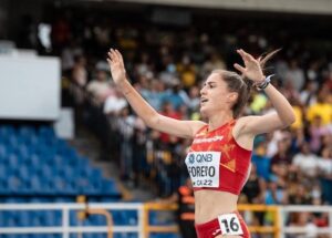 María Forero brilla en la reunión atlética de Bergen (Noruega) donde ha batido el récord de España Sub 23 de 5.000 metros. / Foto: @atletismoRFEA.