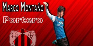 El meta Marco Montaño, nuevo jugador del Cartaya para la temporada 2022-23. / Foto: @AD_Cartaya.
