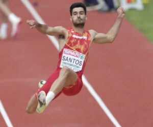 Héctor Santos estará en la final de longitud en el Europeo de Munich. / Foto: Miguelez / @atletismoRFEA.