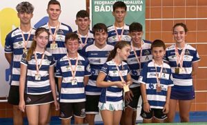 Componentes del IES La Orden en la 4ª Copa Andalucía de Base celebrada el pasado fin de semana en Moguer.