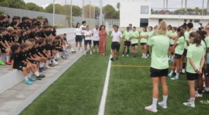 El Sporting comenzará la temporada como local en el campo de fútbol del CD Lamiya. / Foto: @sportinghuelva.