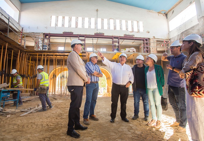 obras del Mercado de San Sebastián