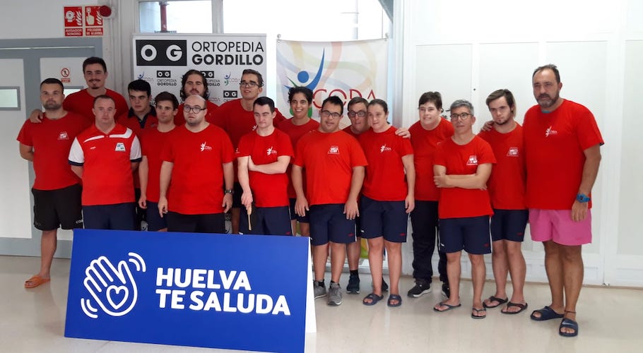 Representantes del CODA Huelva en el XXVIII Campeonato de Andalucía de Natación Adaptada en Mijas.