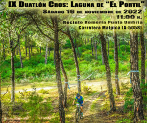 Un máximo de 200 deportistas se esperan en el IX Duatlón Cros de Laguna de El Portil del próximo 19 de noviembre.