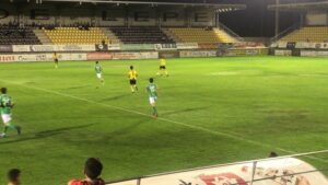 Triunfo del San Roque ante el Moralo que se jugará con el Melilla en Lepe jugar la Copa del Rey. / Foto: G. F. O.