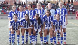 Formación inicial del Sporting de Huelva en su partido en tierras catalanas. / Foto: www.lfp.es.