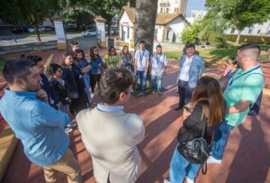 Los 15 participantes del Programa de Empleo y Formación ‘Huelva Promoción Turística’ realizan estas prácticas promocionando y poniendo en valor el patrimonio de la ciudad