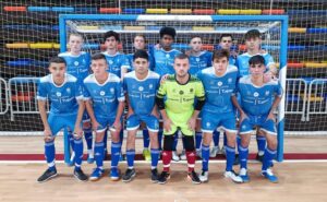 Formación del CD Sordos Huelva que busca el cetro continental sub 21.