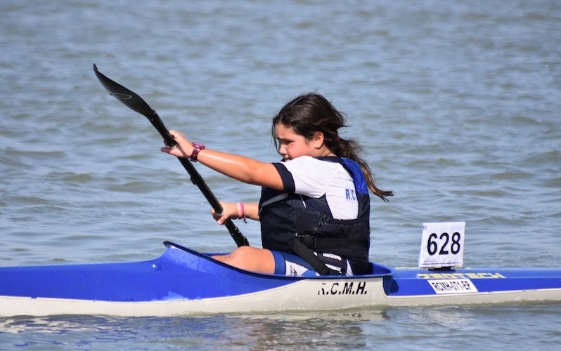 Jimena Pérez se colgó la medalla de oro en la categoría Benjamín en la prueba celebrada en Puerto Real.