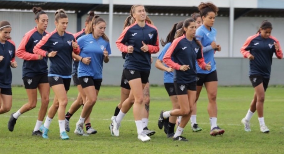 El Sporting de Huelva regresó al trabajo tras descansar el lunes. / Foto: @sportinghuelva.