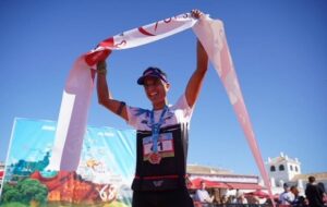 Fran Acosta, gran triunfador masculino en la X Doñana Trail Marathon.