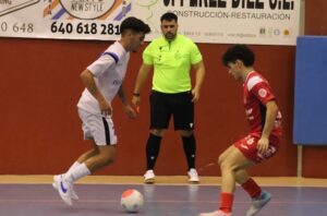 Villalba y Smurfit Kappa protagonizaron un partido igualado que acabó con empate. / Foto: @LaPalmaFS.