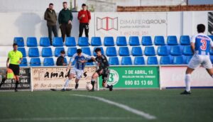 La mala suerte impidió que el Bollullos diera continuidad en Pozoblanco al triunfo logrado ante el Xerez Deportivo. / Foto: @XerezCD_OFICIAL.