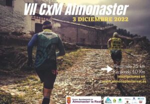 Cartel anunciador del VII CxM Almonaster que se celebra este sábado.