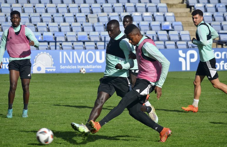 Todo listo en el Recre para afrontar su último partido en 2022. / Foto: @recreoficial.