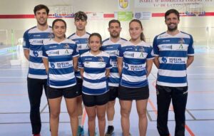 Componentes del IES Bádminton La Orden C, equipo clasificado para la semifinal de la Liga Andaluza de Clubes-Segunda Territorial.