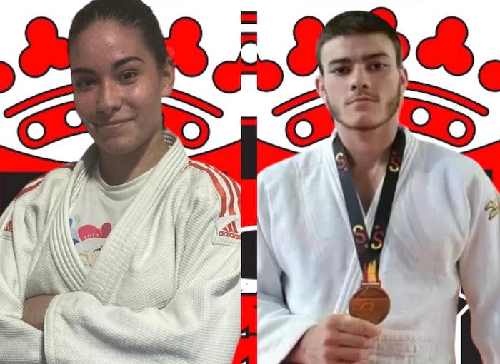 Paula Pérez y Javier Pérez, representantes del Huelva TSV Judo en el Campeonato de España Absoluto. / Foto: @JudoHuelva1.