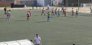 Derrota del Moguer en su campo ante un buen Algaida. / Foto: Captura imagen RFAF TV.