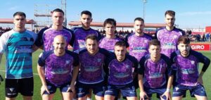 Formación inicial del Bollullos en su visita al Sevilla C. / Foto: @bollulloscf1933.