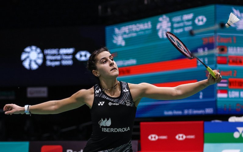 Carolina Marín cedió ante la china Yen Chu Fei en Malasia y ya centra en el Abierto de la India. / Foto: Badminton Photo.