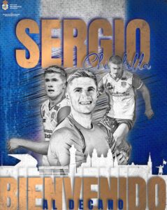 Sergio Chinchilla, primer fichaje del Recre en el mercado de invierno. / Foto: @recreoficial.