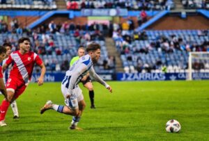 Enric Martínez deja el Recre para tener más minutos en otro equipo. / Foto: @recreoficial.