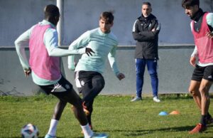 Abel Gómez, satisfecho como ha ido la semana de trabajo previa al partido con el San Roque. / Foto: @recreoficial.