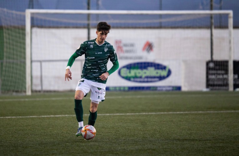 Trapero, central procedente del Guijuelo, nuevo jugador del Recre. / Foto: Salamanca 24 Horas.