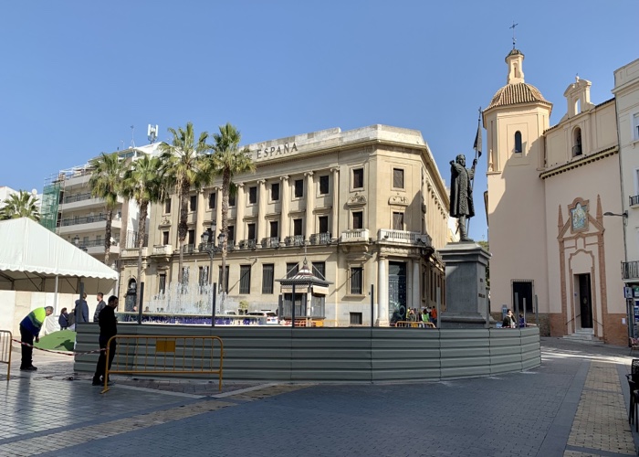 nueva fuente de la Plaza de Las Monjas