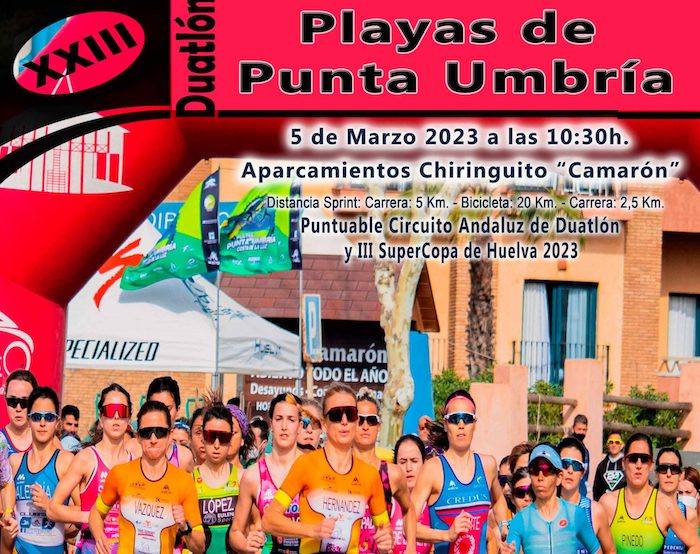 Todo está preparado para la disputa el domingo del XXIII Duatlón 'Playas de Punta Umbría'.