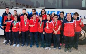 Componentes del CODA Huelva en el Campeonato que se ha celebrado durante el fin de semana en Roquetas de Mar (Almería).