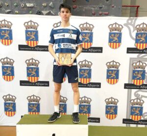 El canterano Rubén Carreras, campeón individual en el Máster Jóvenes disputado en Alfajairín (Zaragoza).