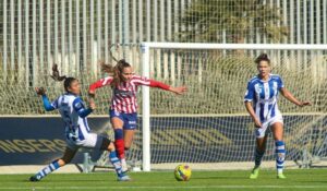 Derrota del Sporting de Huelva en casa ante el Atlético de Madrid. / Foto: www.lfp.es.