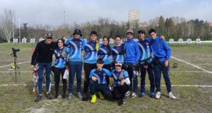 Los cadetes del Club Asirio Huelva en la prueba. / Foto: @clubasirio.